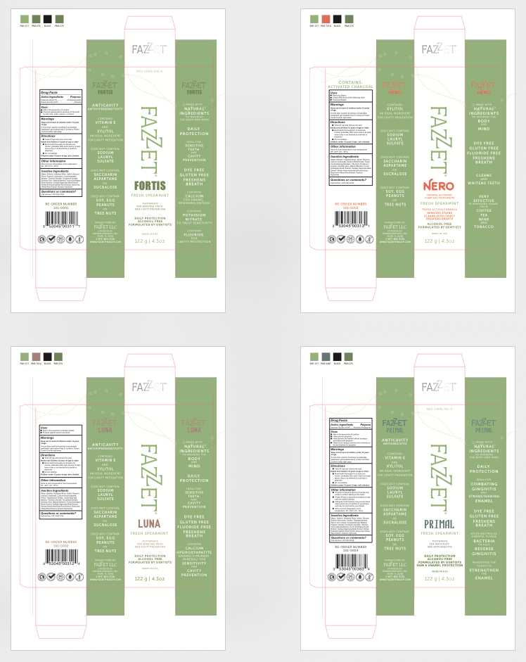 Fazzet Toothpaste Cartons